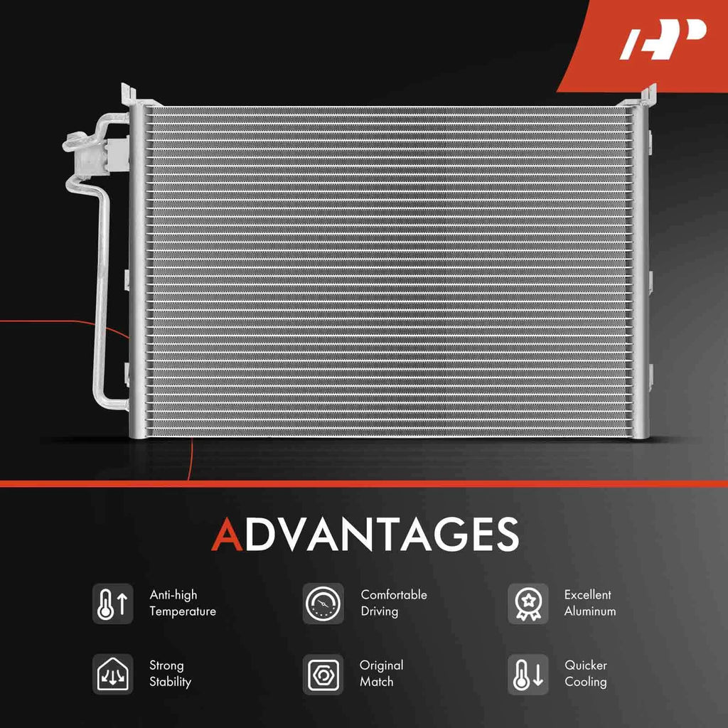 A/C Condenser with Bracket for Chevrolet Corvette (1994-1996)
