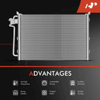 A/C Condenser with Bracket for Chevrolet Corvette (1994-1996)