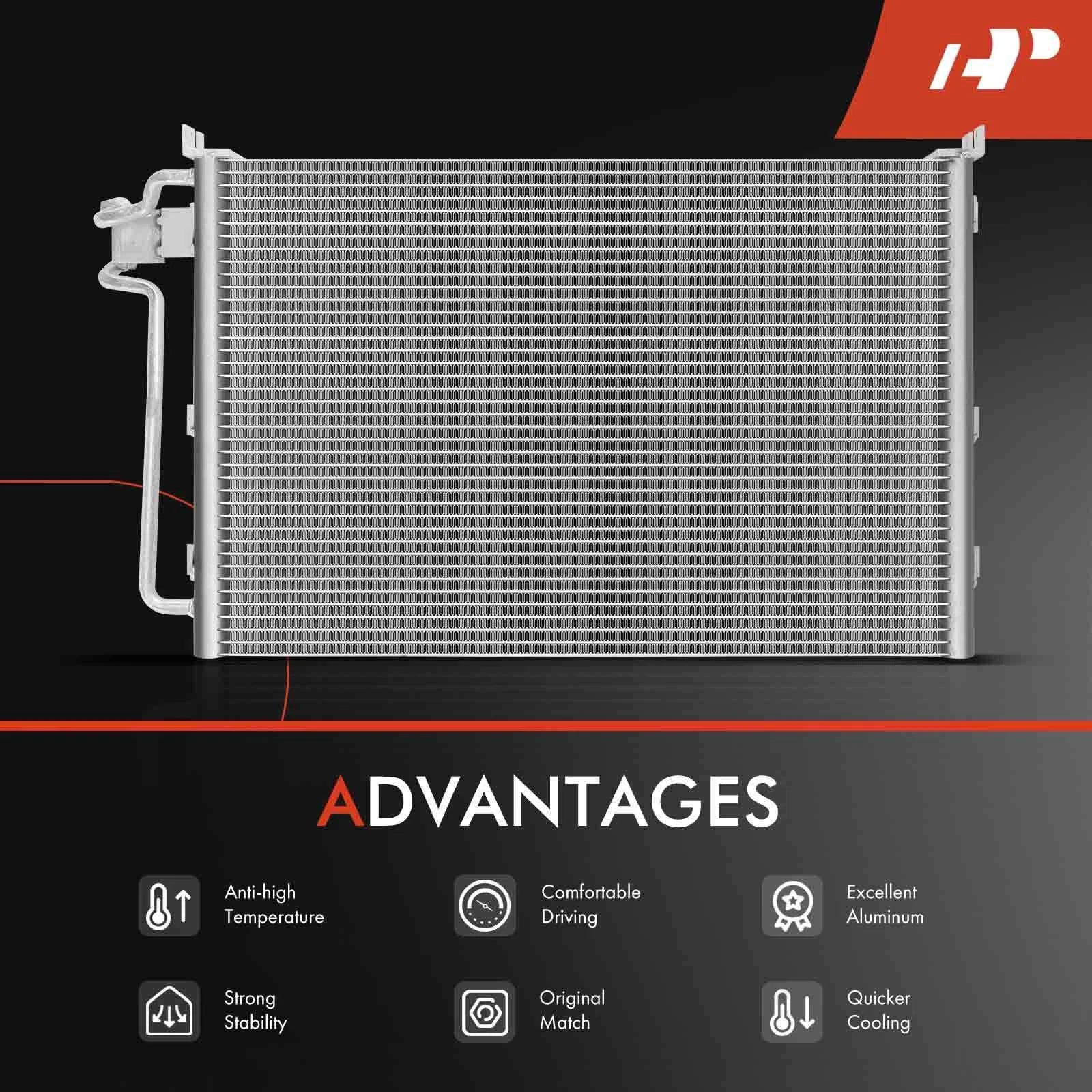 A/C Condenser with Bracket for Chevrolet Corvette (1994-1996)