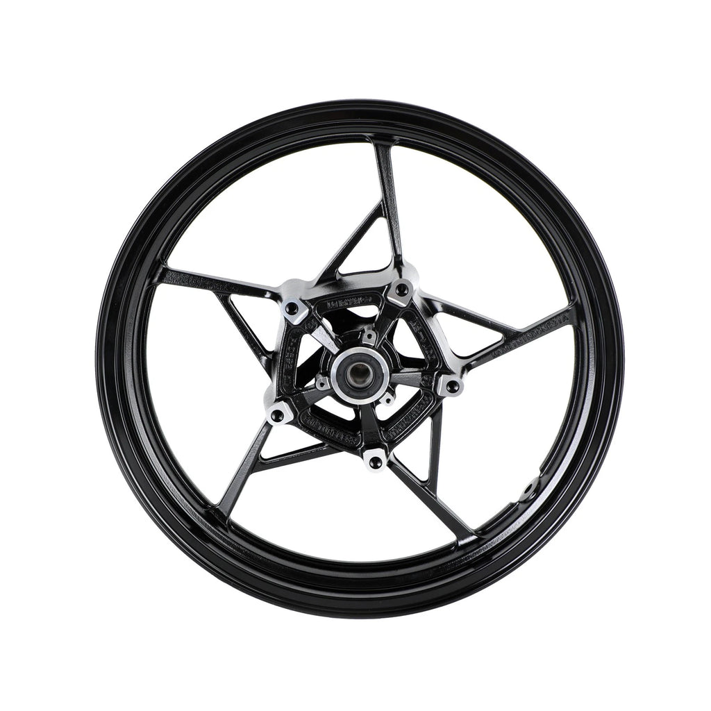 Glossy Black Front Wheel Rim for Kawasaki Z400 Ninja 400 (2018–2023)