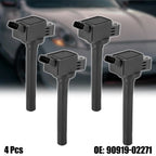 Set of 4 Ignition Coils for Toyota (90919-02271)