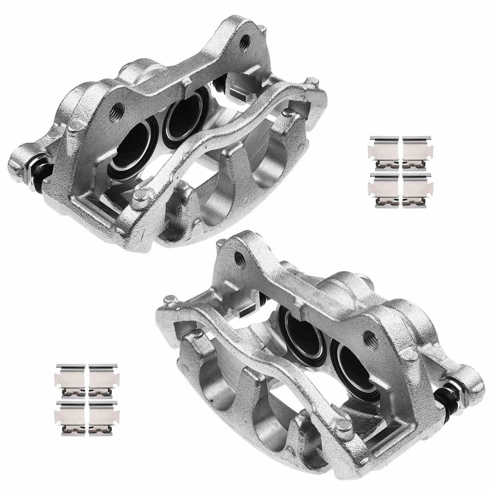 Pair Front Brake Calipers with Brackets for Ford Transit-350 HD (2015-2017)