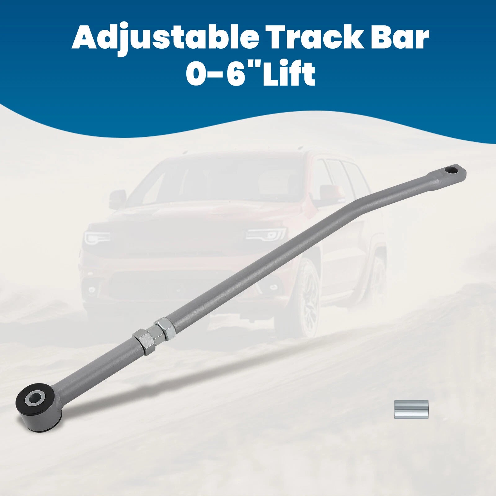 Adjustable Front Track Bar 0-6" Lift Kit for Ford F250 F-350 (2005–2007)