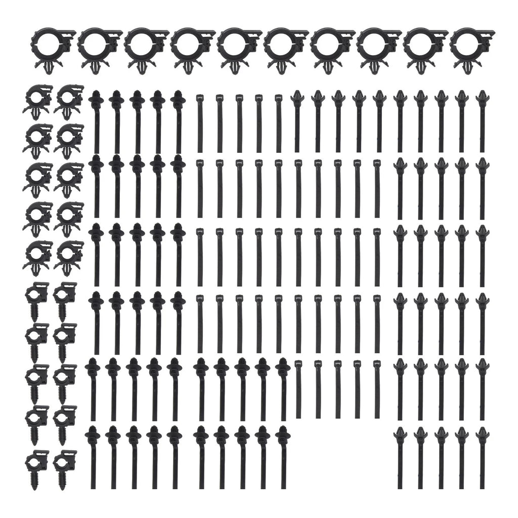150 Pcs Car Wire Route Fasteners and Clip Set for