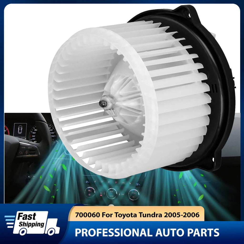 AC Heater Blower Motor with Fan Cage for 2000–2006 Toyota Tundra (Pickup)