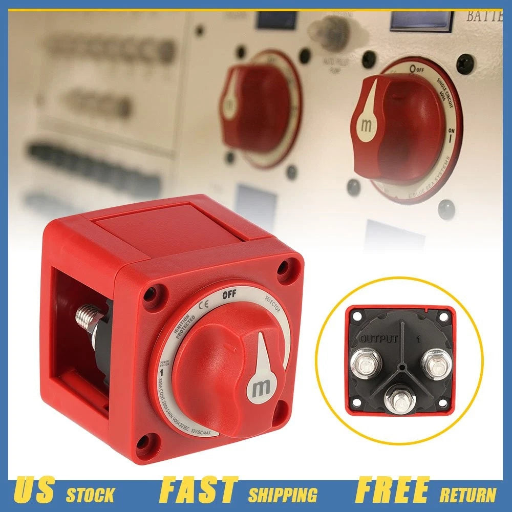 6007 Dual Selector Switch Knob for Mini M-Series (Marine Boat)