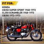 Carburetor Repair Rebuild Kit & Float for Honda CB350 CL350 (1968–1972)