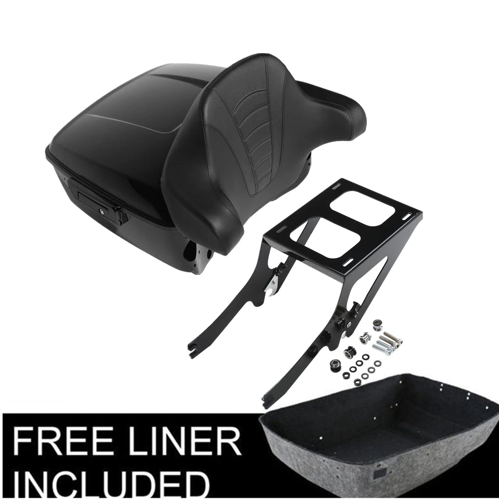 Trunk Mount Rack Backrest for Harley Deluxe Heritage Classic (2018–2025)