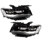 LED Headlight Set for Cadillac Escalade (2021–2024) Chrome Left+Right