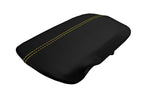 Console Lid Pull Over Cover for Ford Mustang (2015–2020) Yellow Stitch