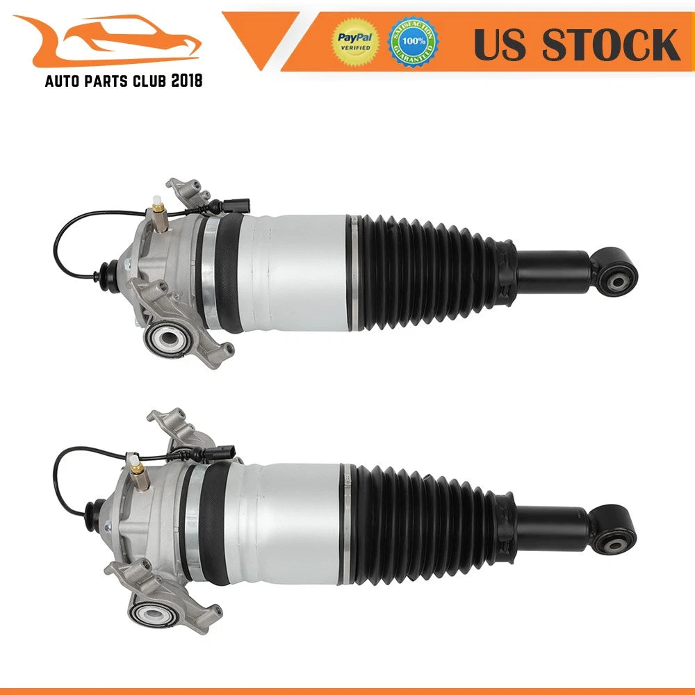 Pair Rear Air Suspension Struts for Porsche Cayenne II 92A 958 (2011–2018)