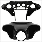 Black Front Outer Batwing Fairing for Harley Street Electra Glide (1996–2013)