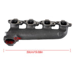 Left Exhaust Manifold with Gasket Kit for Chevrolet Blazer C10 C20 G30 K30 (1973–1991)