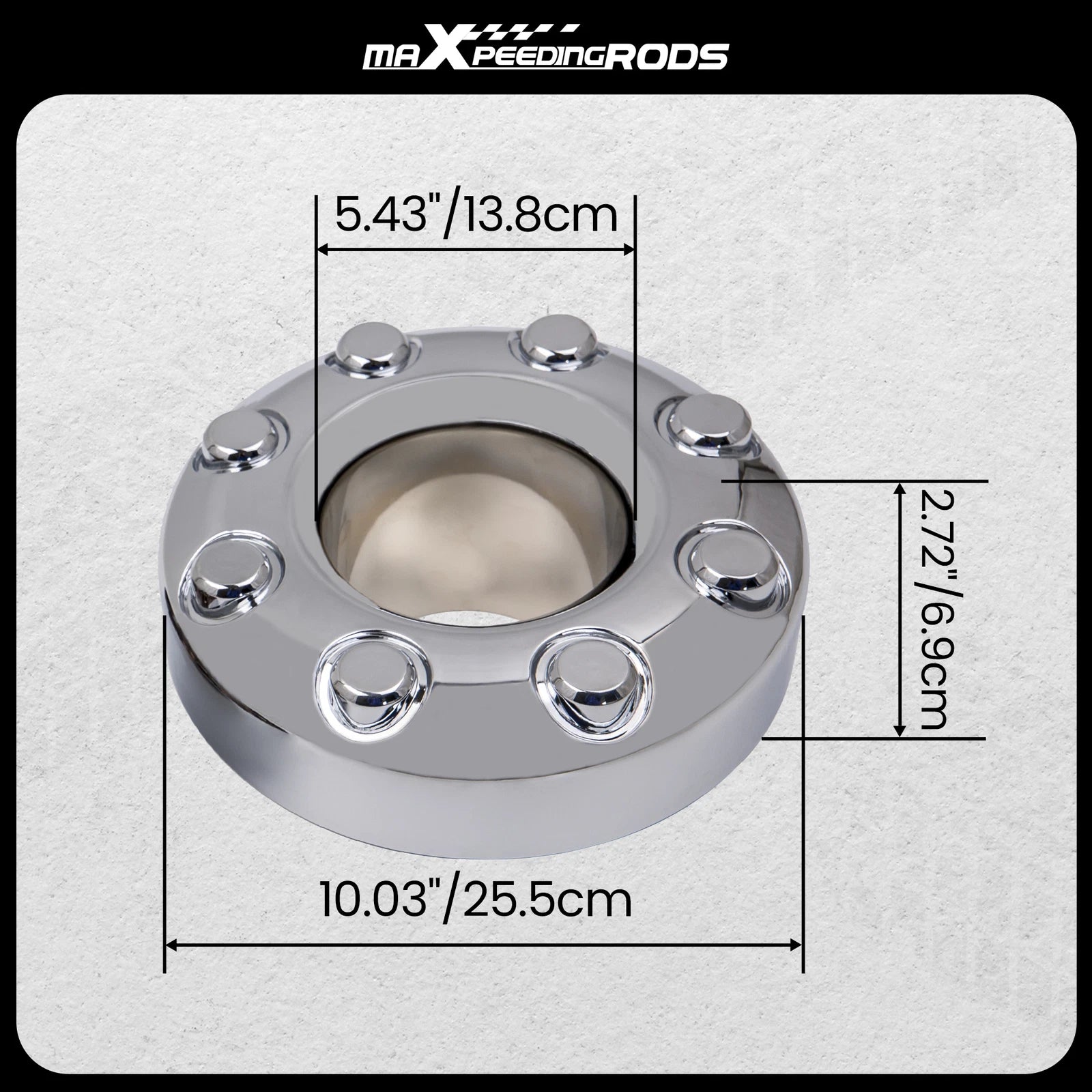 Set of 4 Wheel Center Hub Caps for Ford F-350 Super Duty (2005–2018)