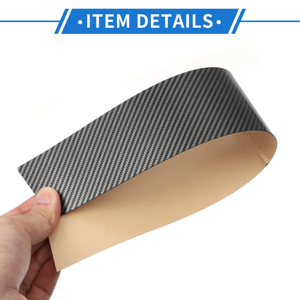 Set of 6 Door Pillar Window Trim for Kia Optima (2016–2020) Carbon Fiber