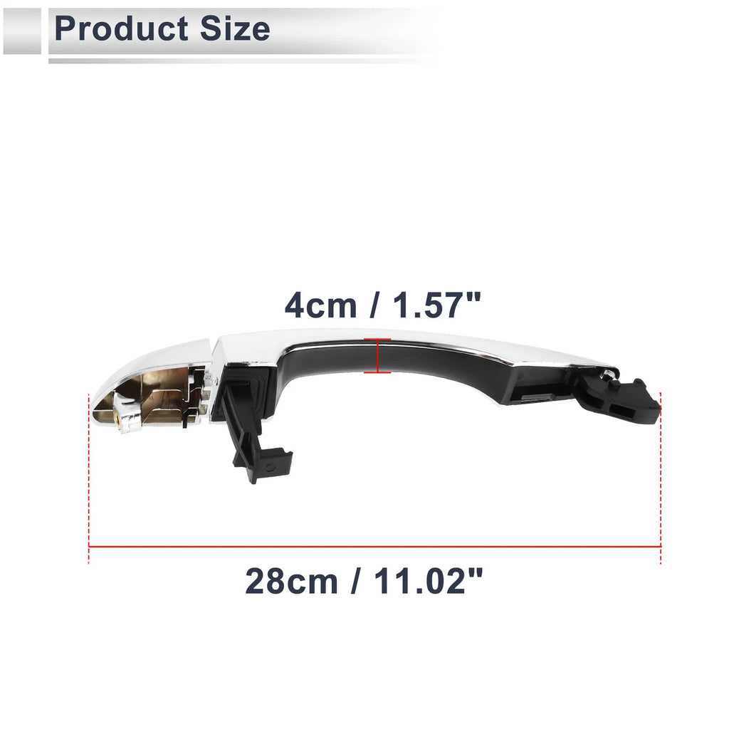 Rear Right Door Handle for Hyundai Tucson (2016–2020) No. 83661D3010