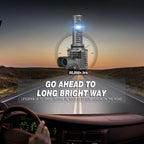 H10 LED Headlight Bulbs Kit for 6500K 10000LM 40W