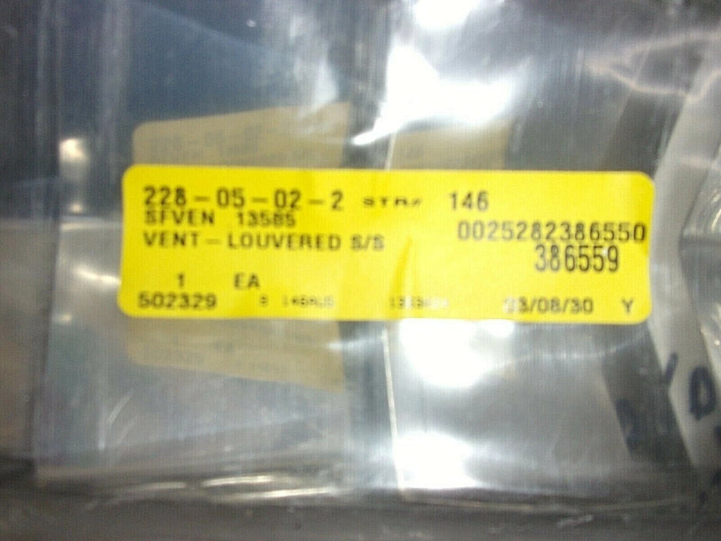 5-Louver Vent for Sea Fit (386559) 12 3/8 x 4 5/16