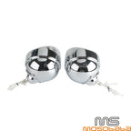 4.5" Brim Trim Cover Fog Lights for Harley Electra Glide, Road King, Street Glide