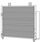 Replacement Aluminum A/C Condenser for Mitsubishi Mirage G4 (2017–2020) Sedan