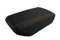 Leather Console Lid Armrest Cover for Nissan Maxima (2016–2021) Orange Stitch