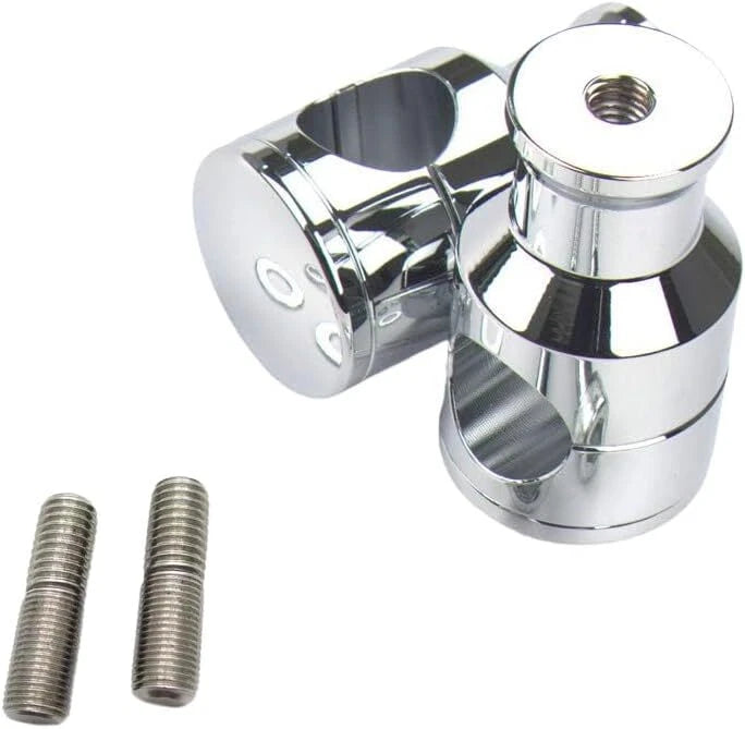 Chrome 2" Rise 1.25" Mount Handlebar Riser for DNA Paughco Hardbody Springer (N/A)
