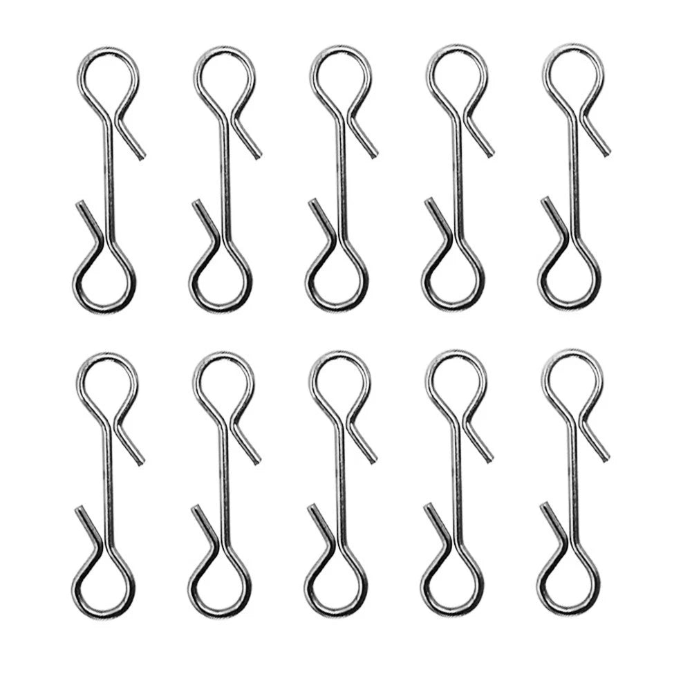 Set of 30 Quick Change Connector Clips for Sea Fishing Rigs