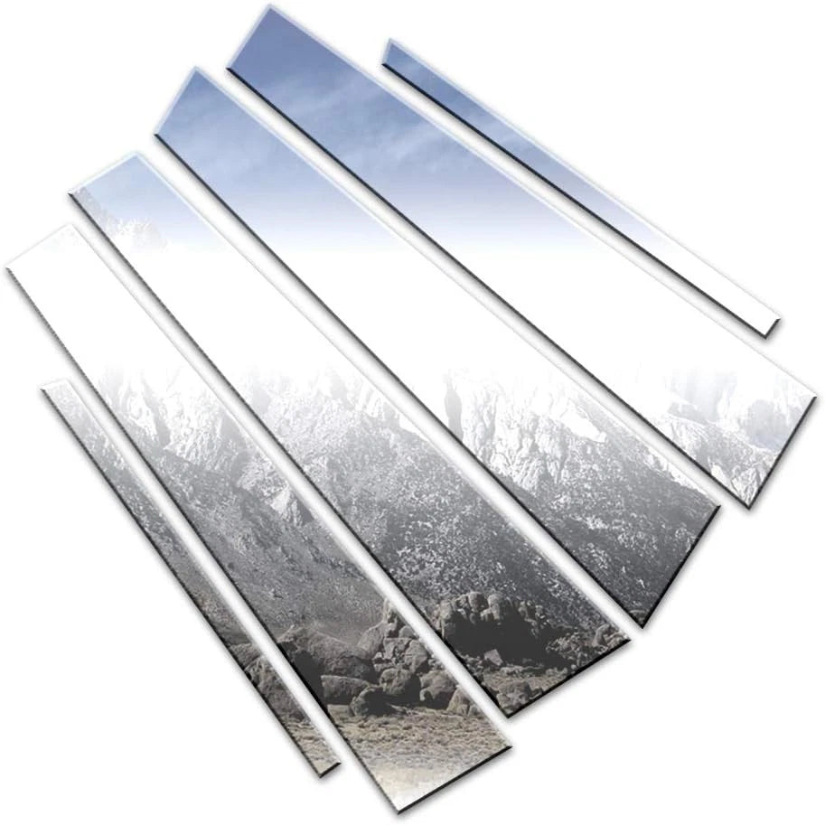 Luxury FX Chrome Pillar Post Trim Kit for Saturn Aura (2007–2009)