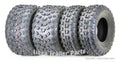 Set of 4 Sport ATV Tires 21x7-10 & 22x11-10 6PR Knobby
