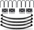 Tandem Suspension Kit with 3000lbs Leaf Springs for Mobile Home Trailer