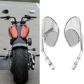 Teardrop Rear View Mirrors for Harley Touring Dyna Softail Sportster