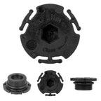 3 x Engine Oil Drain Plug ABS Black for BMW 320i 328i 528i (2012-2016)