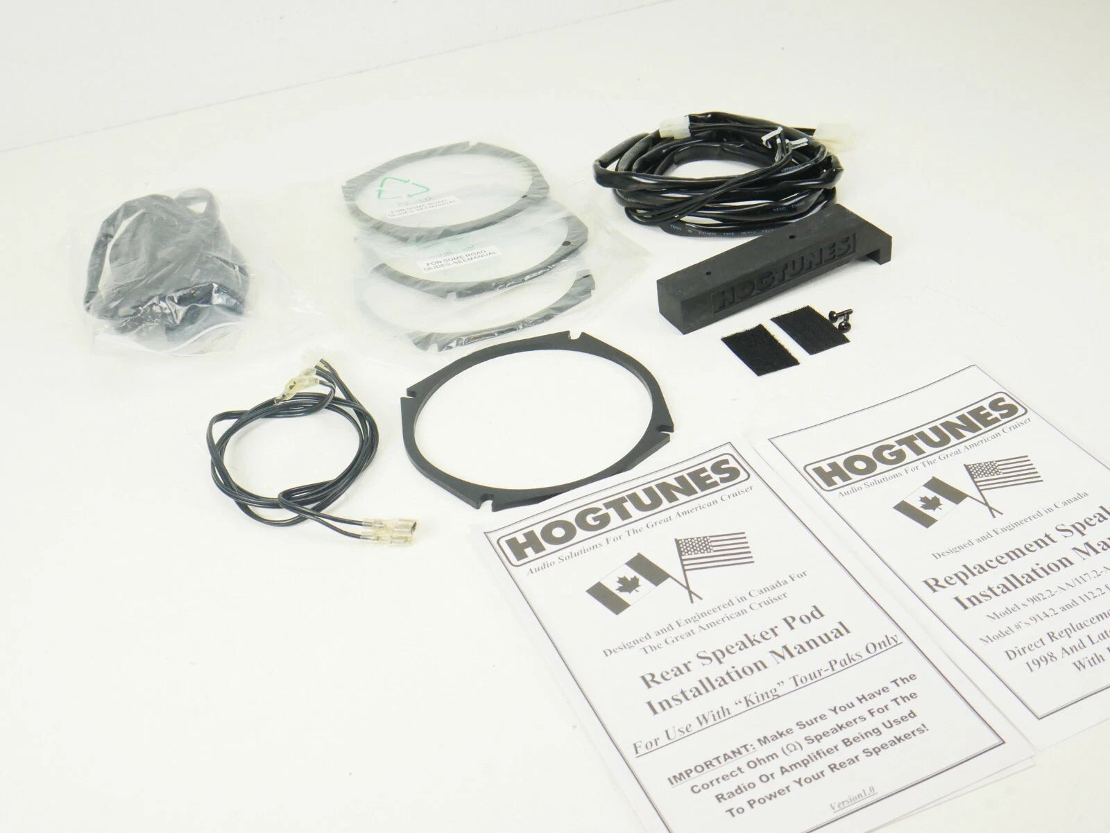 Speaker Pod Brackets and Wires for Harley Davidson (Fitment Specific)