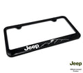 License Plate Frame Black Plastic for Jeep Off Road (2011–2020)