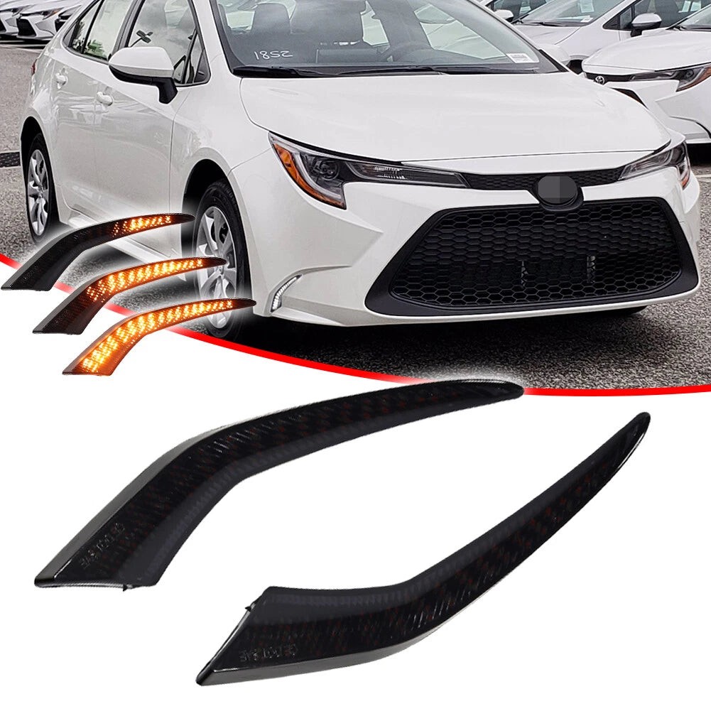 Smoked LED Fog Lights for Toyota Corolla (2020–2022)