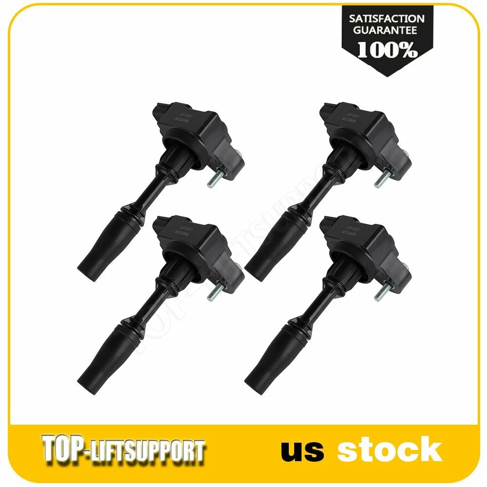 Set of 4 Ignition Coils for Cadillac ATS (2013–2018) L4 2.0L