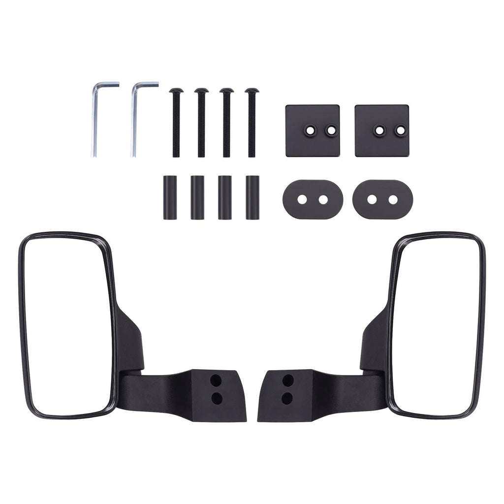 Set of 2 Door Mounted Side Mirrors for Polaris Ranger XP 1000 Crew (2018–2025)