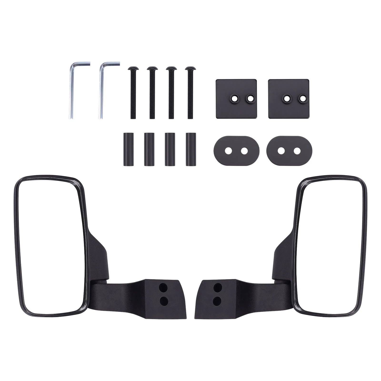 Set of 2 Door Mounted Side Mirrors for Polaris Ranger XP 1000 Crew (2018–2025)