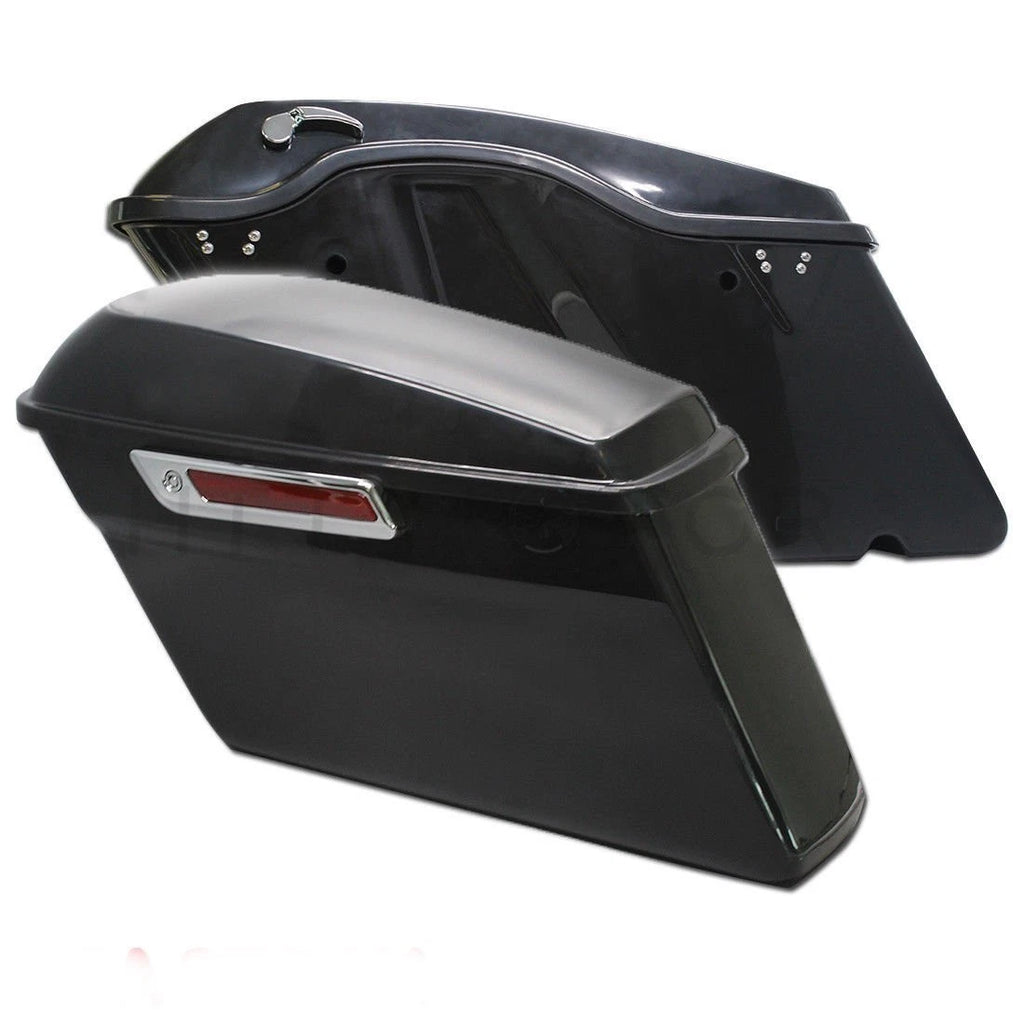 Hard Saddle Bags Trunk with Latch Keys for Harley Touring Models (2014–2024)