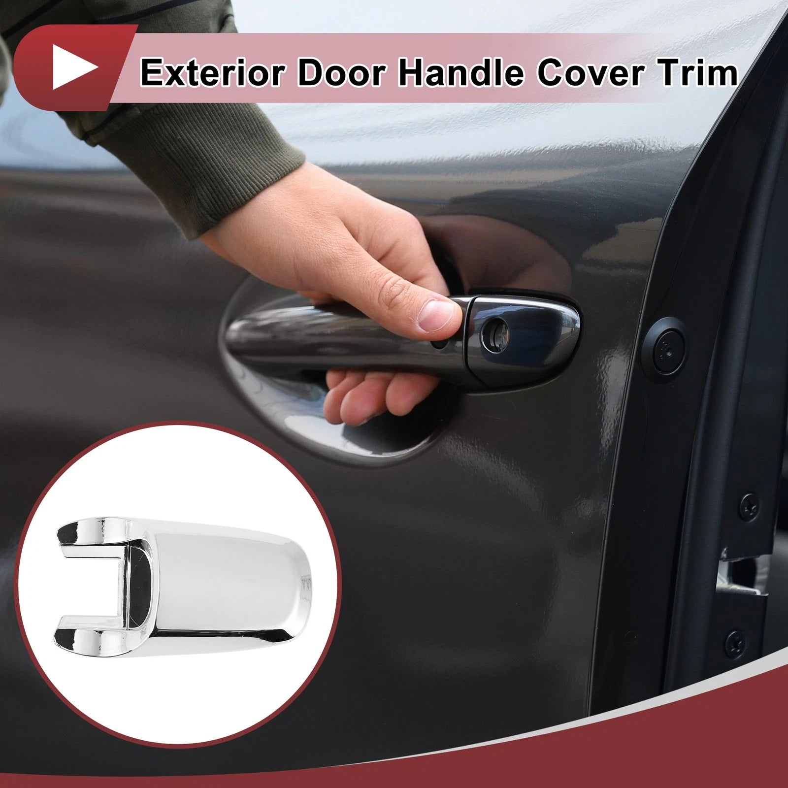 Exterior Door Handle Cover Trim No.BA1Z78218B08A for Ford Explorer (2011–2021)