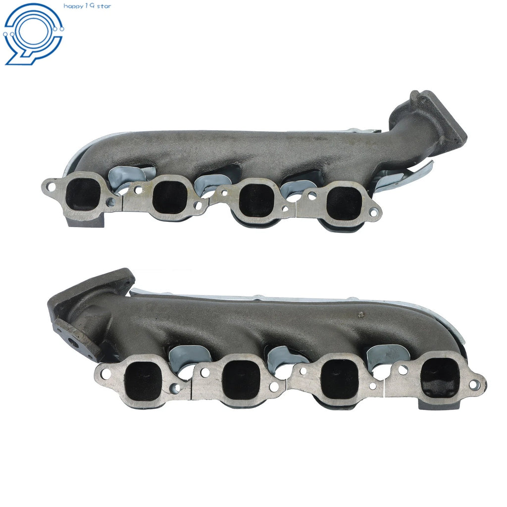 Pair Exhaust Manifolds for Chevy Silverado GMC Sierra 2500 3500 HD (2001–2007)