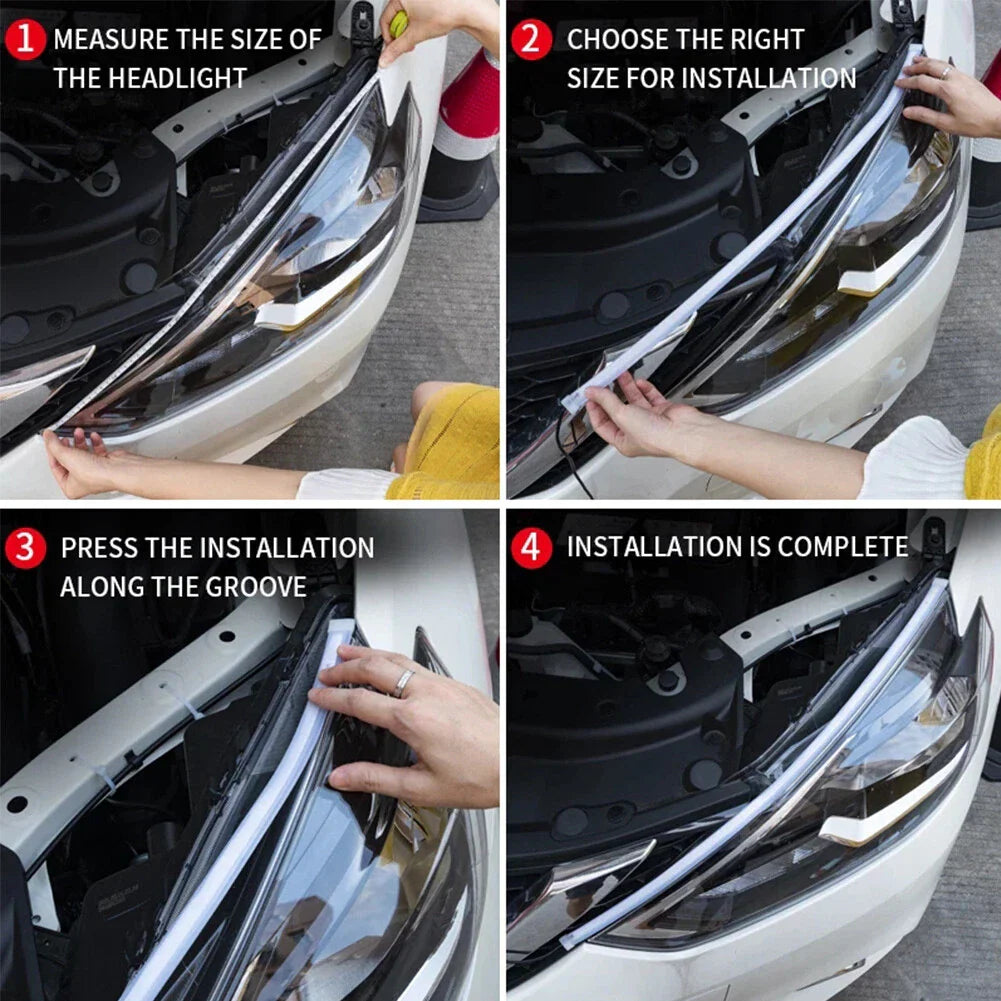 60cm  Sequential DRL LED Strip Signal Lights for Car