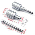 Chrome Aluminum Frame Sliders for Honda CBR 600RR (2003–2006)