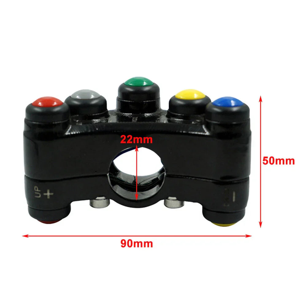 7/8" Motorcycle Handlebar Control Switch Button ON OFF