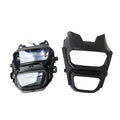 2X Headlight Lamp & Cover for Honda Grom MSX125 (2016–2018) Black