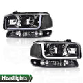 LED Headlights and Bumper Lamps for GMC Sierra/Yukon (1999–2007)
