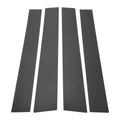 Set of 4 Door Pillar Window Trim for Mitsubishi L200  Carbon Fiber