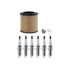 Wix Engine Oil Filter & NGK 6 Platinum Spark Plugs for BMW E60 E70 (2008–2013)