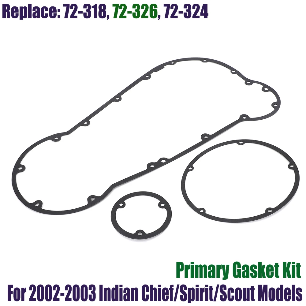 Primary Gasket Set for Indian Motorcycle Chief Spirit Scout Gilroy (2002–2003)