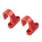 2X Rear Brake Hose Clamp Guide for Yamaha YZ125 YZ250 YZ250F YZ450F YZ85 (2003–2022) Red